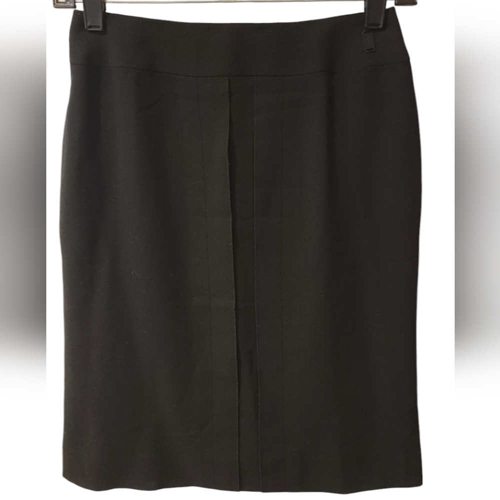 CHANEL‎ BLACK PLEADED SKIRT